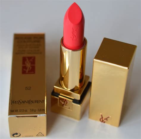 ysl rouge pur couture nr.23|YSL lipstick 52 rosy coral.